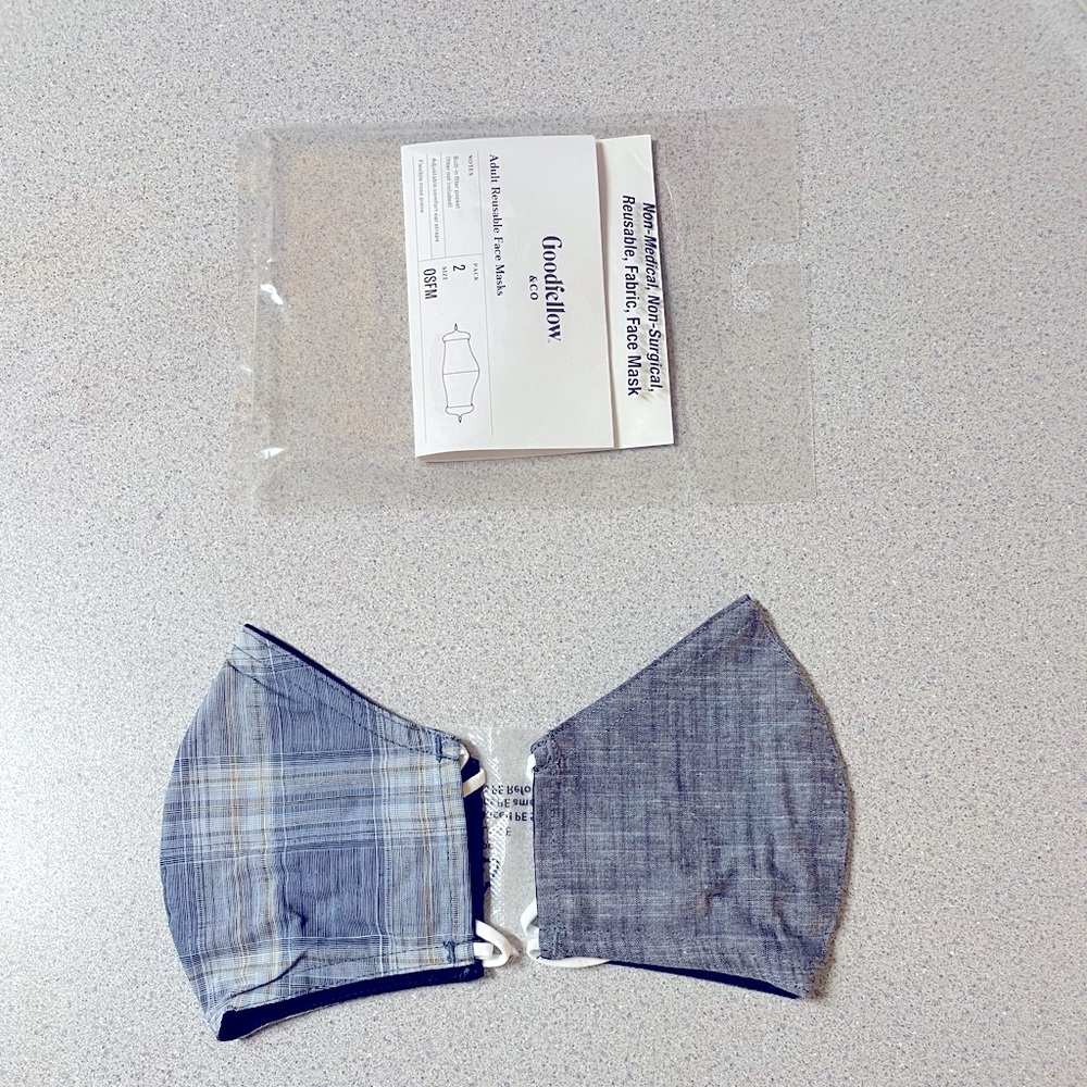 COPY - (get 6 masks total) Three packs ofTwo face mask